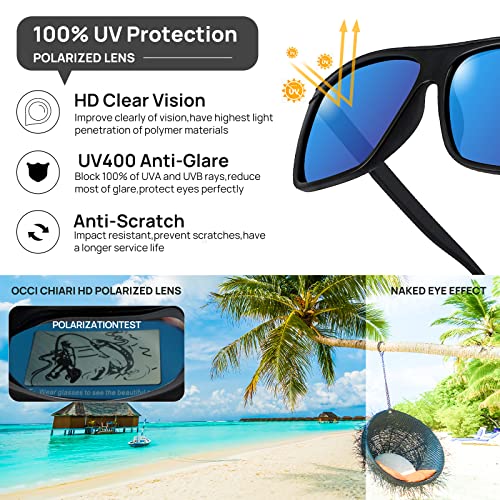 OCCI CHIARI Oversized Polarized Sunglasses Men Fashion Sun Glasses UV400 Protection3