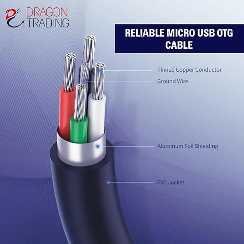 Miniatura 6 de Master Cables OTG Cable Adaptador USB Micro USB a USB 2.0 ON The GO Adaptador Compatible con Samsung, Huawei, Sony Xperia