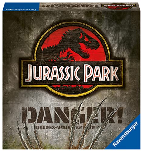 Ravensburger - Jurassic Park Danger - Jeu de société Famille et Adulte - Jeu de stratégie - 2 à 6 Joueurs dès 10 ans - 26984 - Version française.