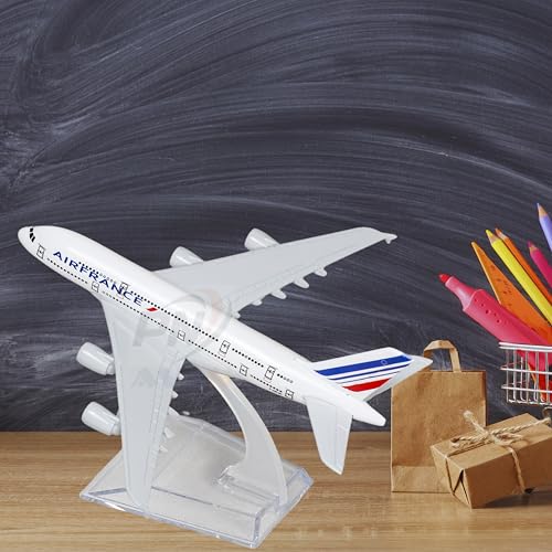 Image of France Airlines, diecast, Metal Aeroplane Scale Model Officel only for Display, Size -16 cm-A380 (France)