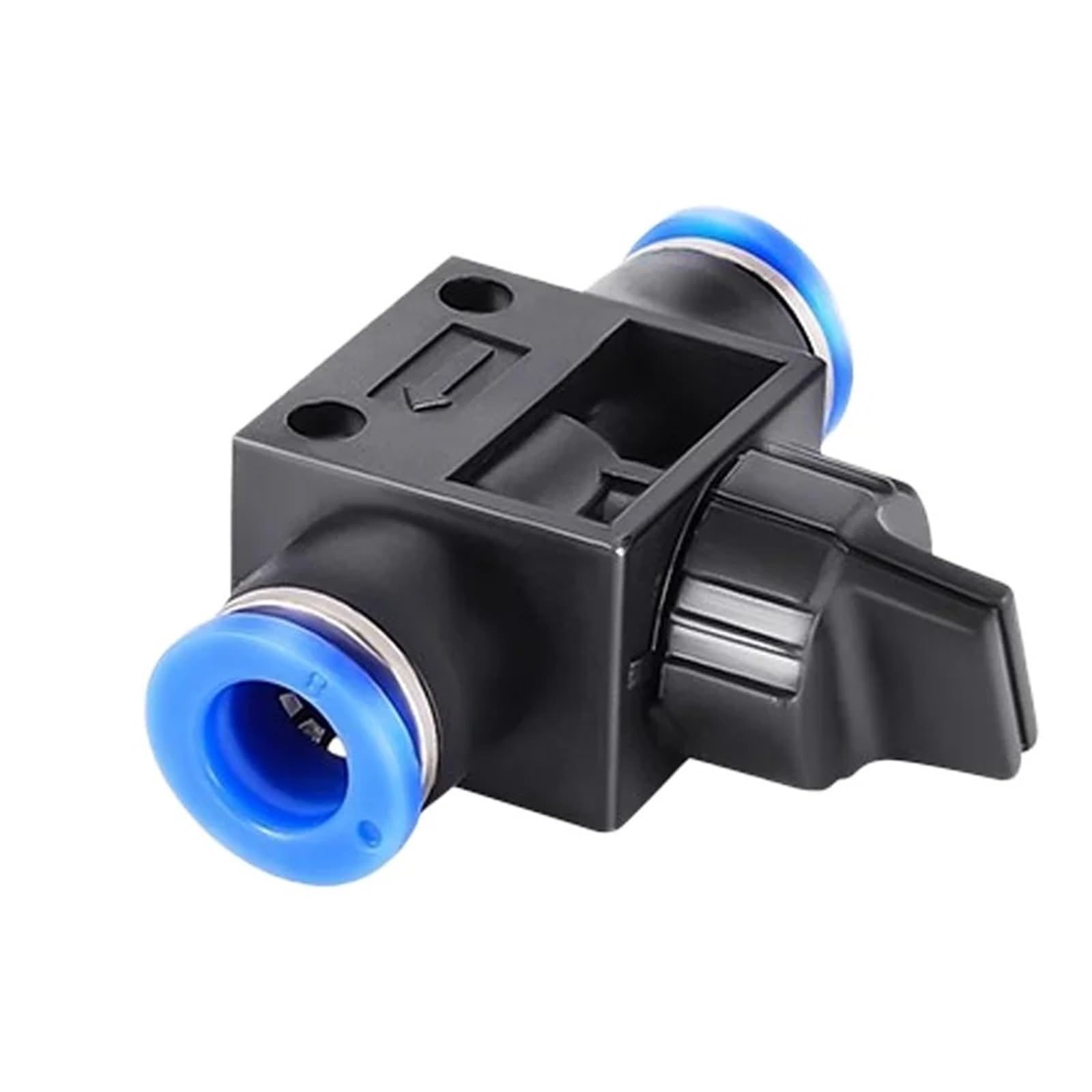Conector neumático de 2 vías, Conector de Empuje rápido, Manguera de Tubo, Piezas neumáticas de Aire, Controlador de Interruptor de plástico, 4mm, 6mm, 8mm, 10mm, 12mm(HVFF-8,50 Pcs)
