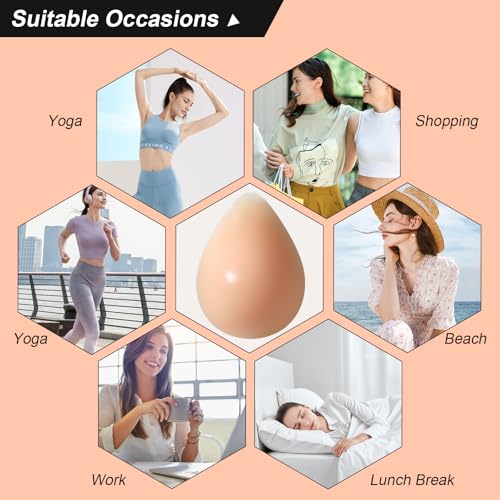 Teardrop Silicone Breast Form Mastectomy Prosthesis Bra Enhancer Inserts Fake Breast for Women4