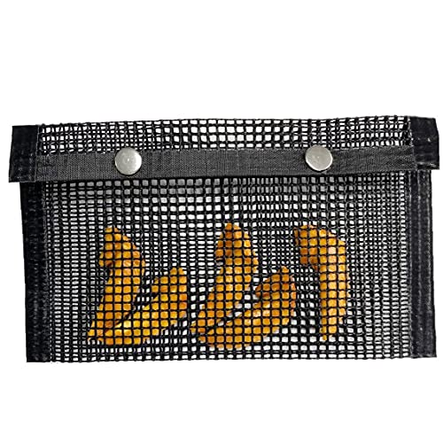 Allwiner Grill Mesh Bag No-Stick Mesh Grilling Bag Barbecue Hoge temperatuurbestendige Groentetas Zwart S, Barbecue-Grill Outdoor - Image 4