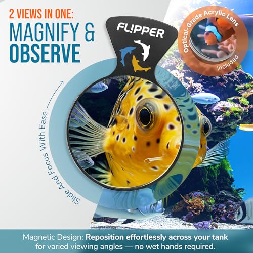 Flipper DeepSee Visor magnético para Acuario – Lupa para pecera de 5 Pulgadas - imagen 8