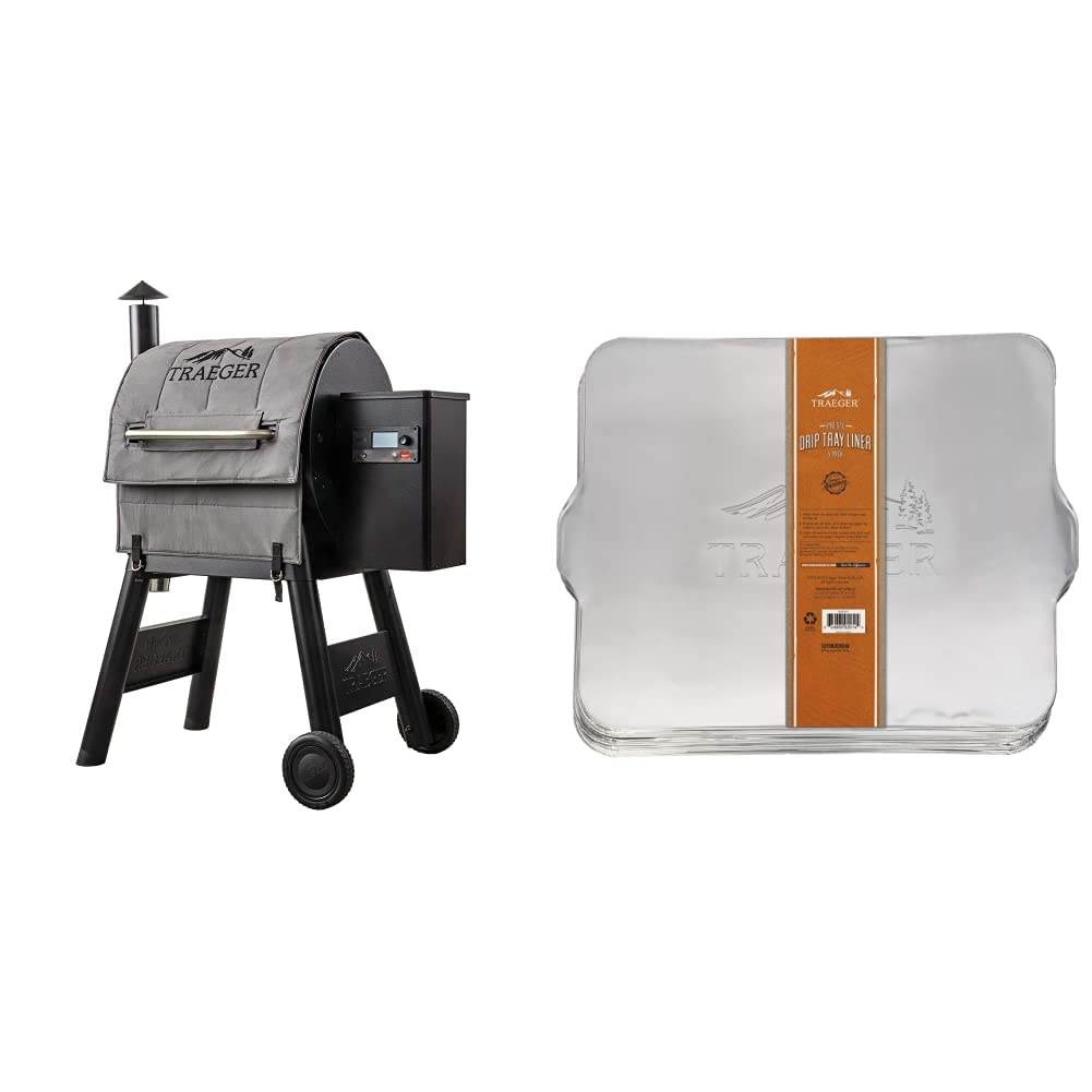 Traeger BAC626 Pro 22/575 Insulation Blanket, Gray & Traeger BAC507
