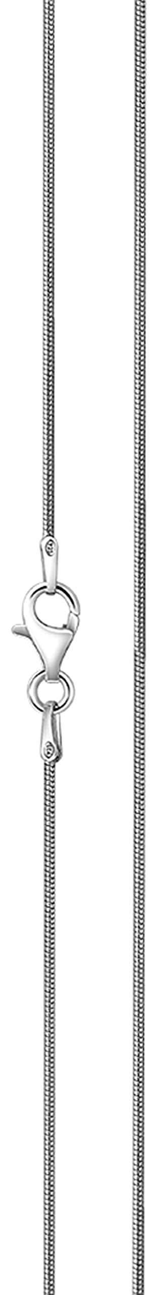 Schlangenkette 925 Silber Damen 1 mm Länge 42 cm bis 70 cm LJ1021