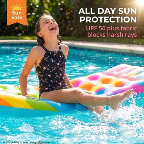Image of Kanu Surf Girls Jasmine Beach Sport Halter One Piece Swimsuit