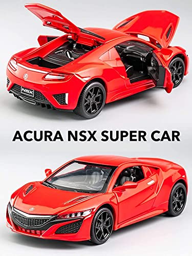 Image of Alokik Enterprise Die-Cast Zinc Alloy 1:32 Scale NSX Acura with Openable Doors and Pull Back Action【Colors as Per Stock】