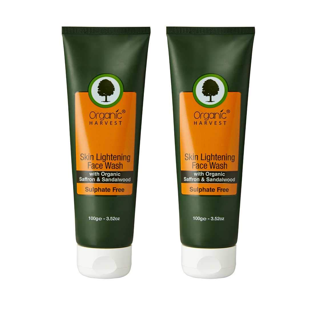 organic harvest skin lightening face wash