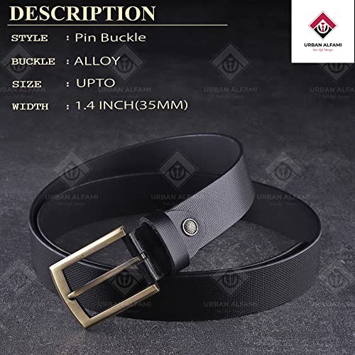 Image of Urban alfami Genuine Leather Belt for Men | SQ-104 | Size 28-46
