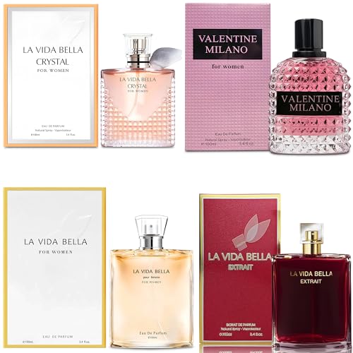 A CENTER 4PCS Perfume Set for Women - Floral Fragrance