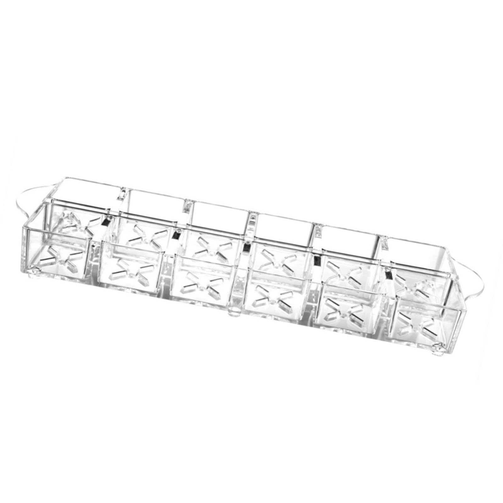 MALSSE Easy-Clean Modern Wine Holder Sturdy Vertical Design, Space-Efficient AS/PMMA Home Accessory Clear AS PMMA Storage Rack Compact Party Drinkware Holder