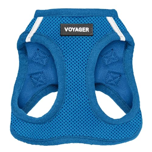 Voyager Step-In Air Hundegeschirr by Best Pet Supplies - All Weather Mesh Step in Vest Harness für kleine und mittlere Hunde, Königsblau, size L - Brust 45-52 cm