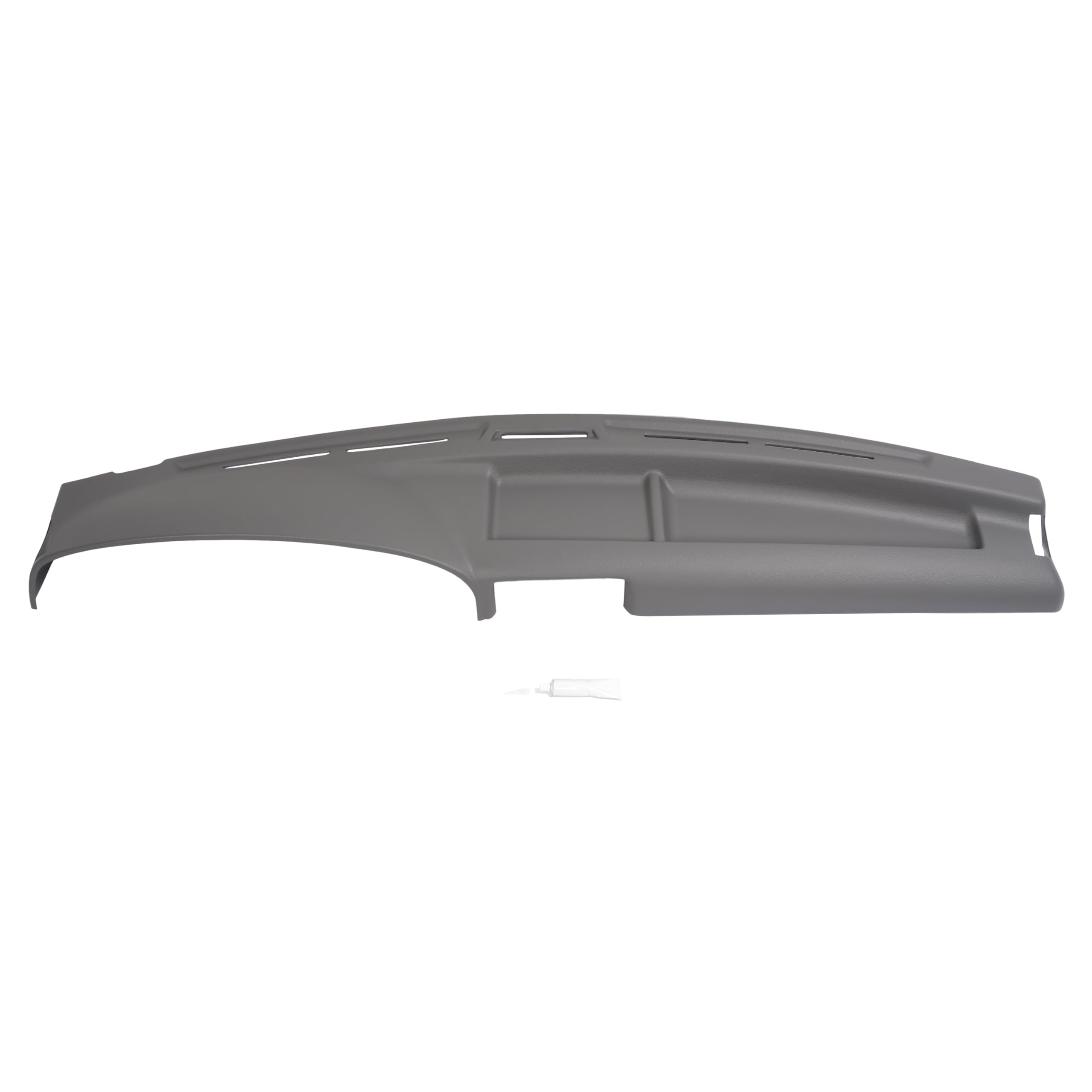HECASA Dashboard Cover Compatible with 1992-1997 Ford Bronco F-150 F-250 F-350 F150 F250 F350 Dash Panel Bezel Instrument Pad Lid ABS Plastic Gray