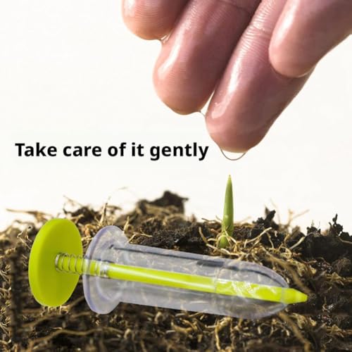 Dispensador manual para semillas de jardinería miniatura 5