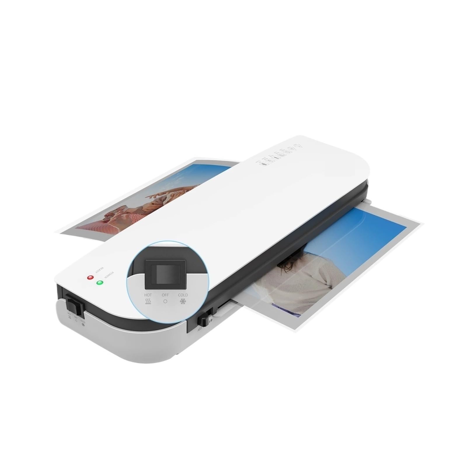 Set di macchine plastificatrici Desktop SL289 A4, plastificatrici a caldo e a freddo, adatte for buste di plastificazione A4/A5/A6 for casa, ufficio e scuola Per ufficio, scuola