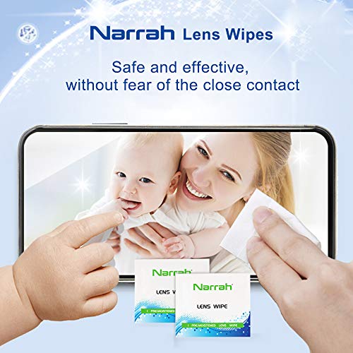image for restar Lens Cleaning Wipes 120 Pre-moistened Glasses Cleaner Individua