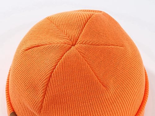 Image of Home Prefer Mens Winter Hats Acrylic Knit Cuff Beanie Cap Warm Womens Beanie Hat