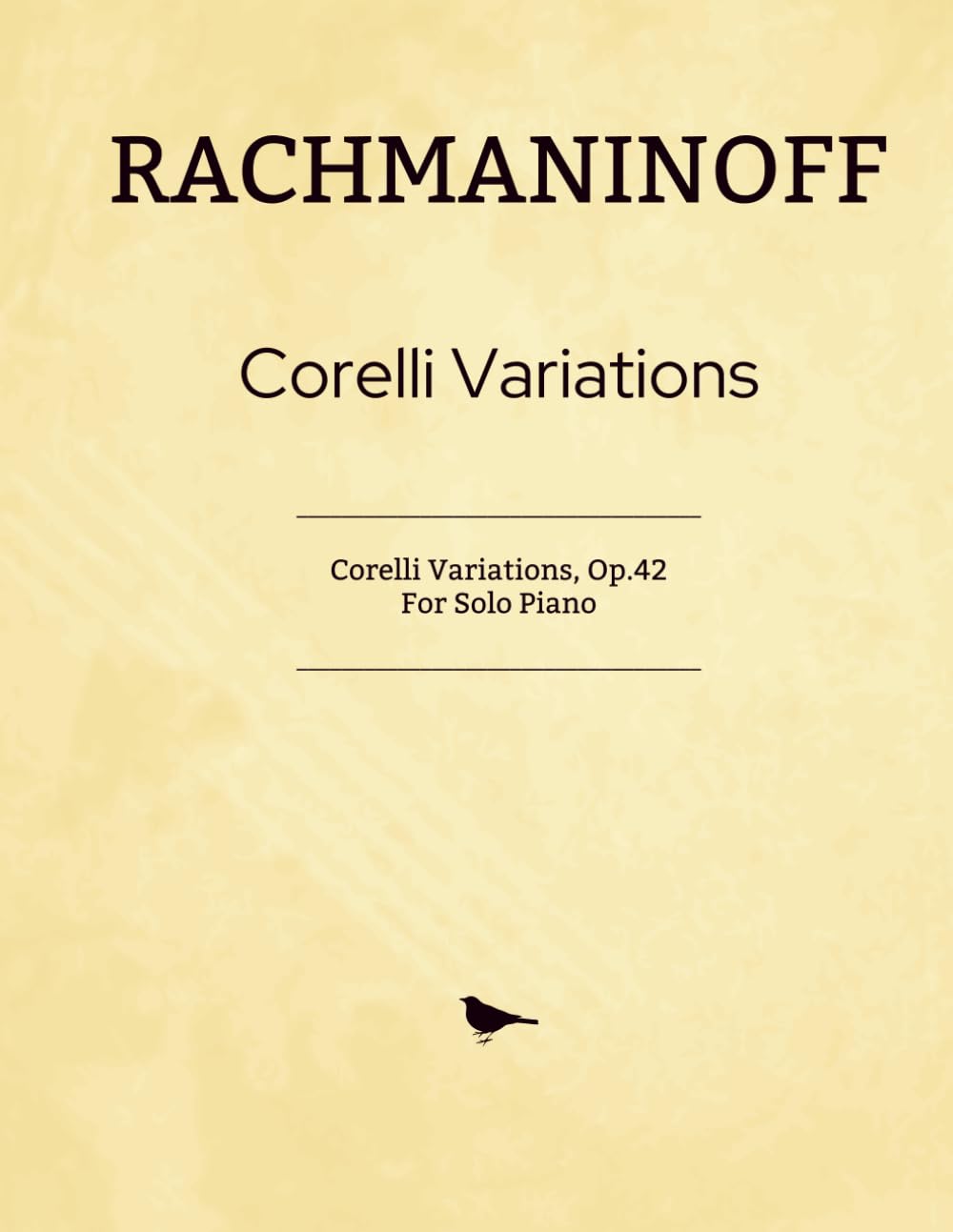 Rachmaninoff Corelli Variations: Corelli Variations, Op.42 For Solo Piano