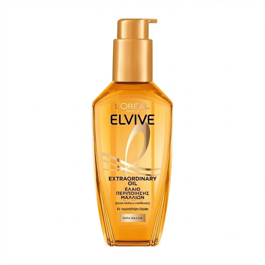 L'Oréal Paris Elvive Extraordinary Hair Oil for Dry Hair, Lightweight Nourishing Hair Serum with Marula & Camellia Oils, Adds Shine & Softness, 100ml-picture-23