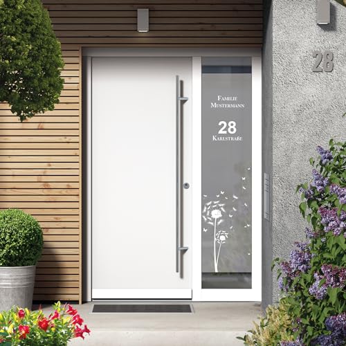 Wandtattoo Loft Sichtschutzfolie Tür mit verschiedenen Motiven, personalisierte Fensterfolie für Ihren Eingangsbereich, Fensterdeko mit Motiv, Deko Eingangstür, Haustür Deko Wandtattoo Loft Sichtschutzfolie Tür mit verschiedenen Motiven, personalisierte Fensterfolie für Ihren Eingangsbereich, Fensterdeko mit Motiv, Deko Eingangstür, Haustür Deko