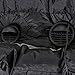 Halloween Haunters Animated 6 Foot Long Inflatable Black Coffin with a Rising Dracula Vampire Yard Prop Decoration with LED Lights - Indoor Outdoor Lawn Graveyard Cemetery Blow Up Haunted House Party