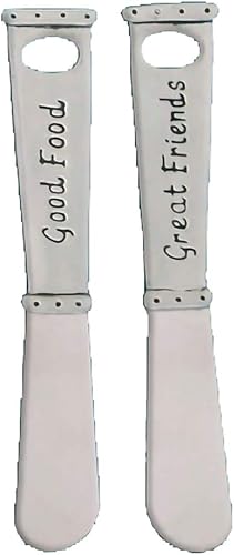 Basic Spirit Cuchillo esparcidor de mantequilla - Great Friends - Gadgets de cocina de queso suave, regalo decorativo para el hogar