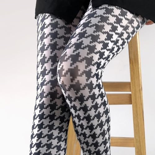 Premium 80D Fashion Colorful Opaque Tights for Women with Designs Control Top Pantyhose Patterned Stockings3