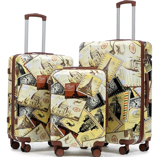 Image of Hardside Luggage, Lightweight Durable PC Suitcase with Spinner Wheels