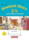  Deutsch-Stars - Allgemeine Ausgabe - 3./4. Schuljahr: Lesetraining für Krimifans - Übungsheft - Mit Lösungen