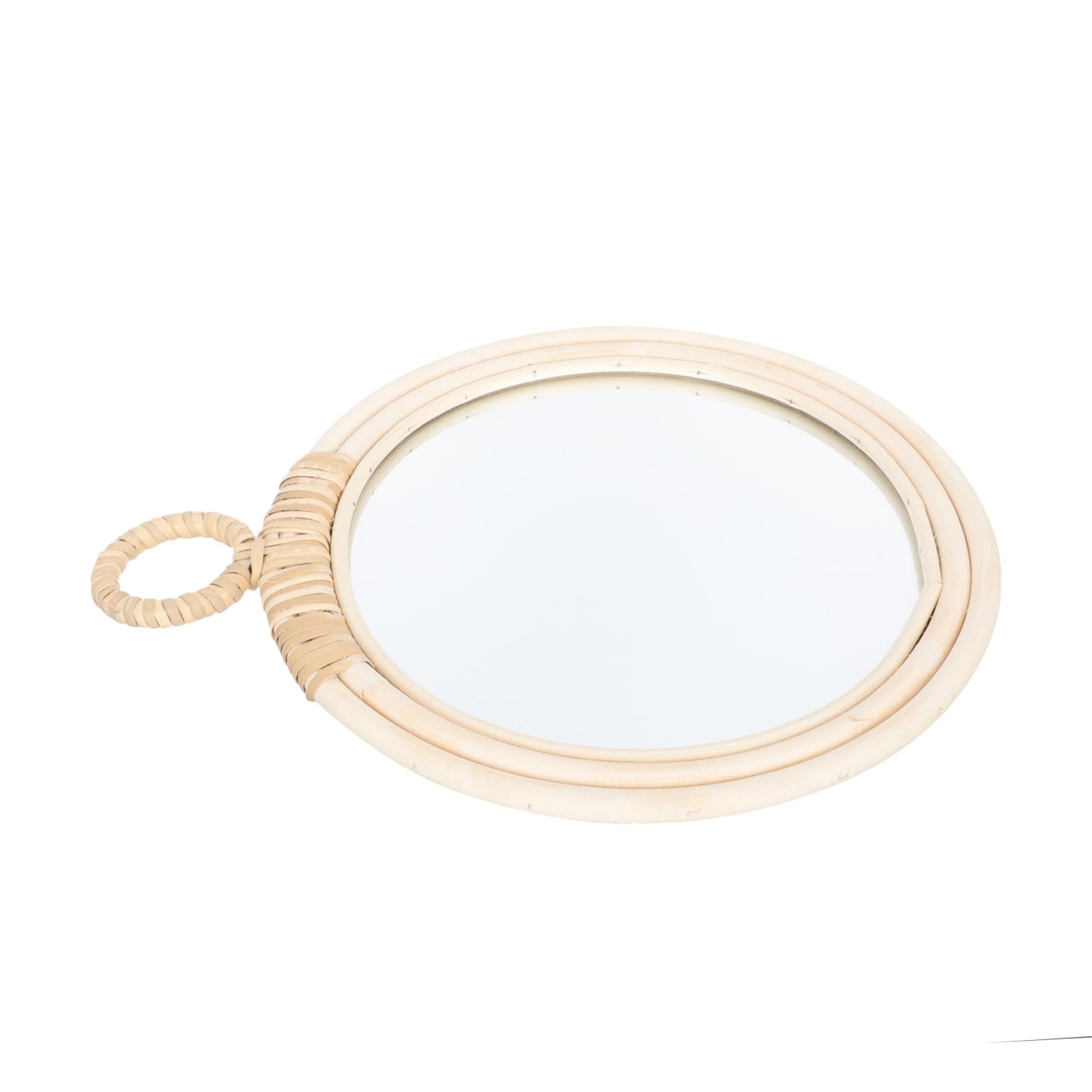 Miroir de maquillage mural osier Veemoon pour une ambiance bohème chic