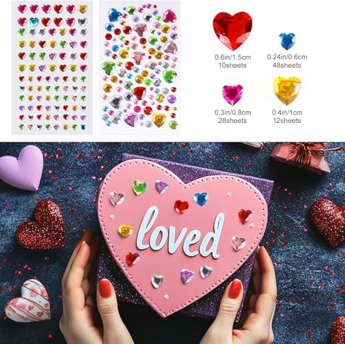 MYDBUYSOME 2774pcs Gem Stickers Jewels for Crafts, Adhesive Gems Rhinestone — view 7