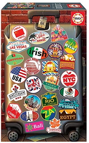 Preisvergleich Produktbild Educa Borras - Liebe zu reisen "Miniatur" Puzzle,1000 Teile (18002)