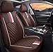 beyond commerce Pokrowce na siedzenia dla Dodge wszystkie modele do kalibru w podróży do barana do przyczepy kempingowej, skórzane pokrowce na siedzenia samochodowe, pełny zestaw pokrowców na siedzenia samochodowe (kolor: Kawa a)