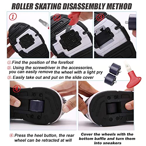 XRDSHY Scarpe con Rotelle Ragazze e Ragazzi