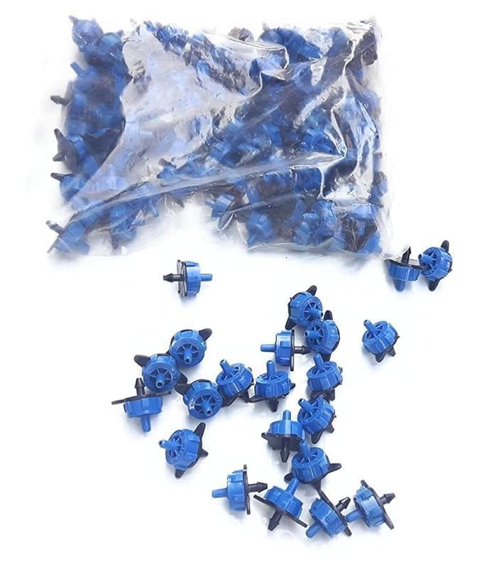Kamal Agrotech Irrigation Compensating Dripper | Drip Irrigation Accessories Plant Watering Emitter Dripper | (8Ltr./Hour) (500 PCS) - Image 2 thumbnail