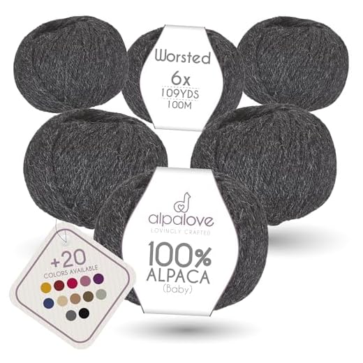 ALPALOVE Super Soft Baby Alpaca Yarn Set