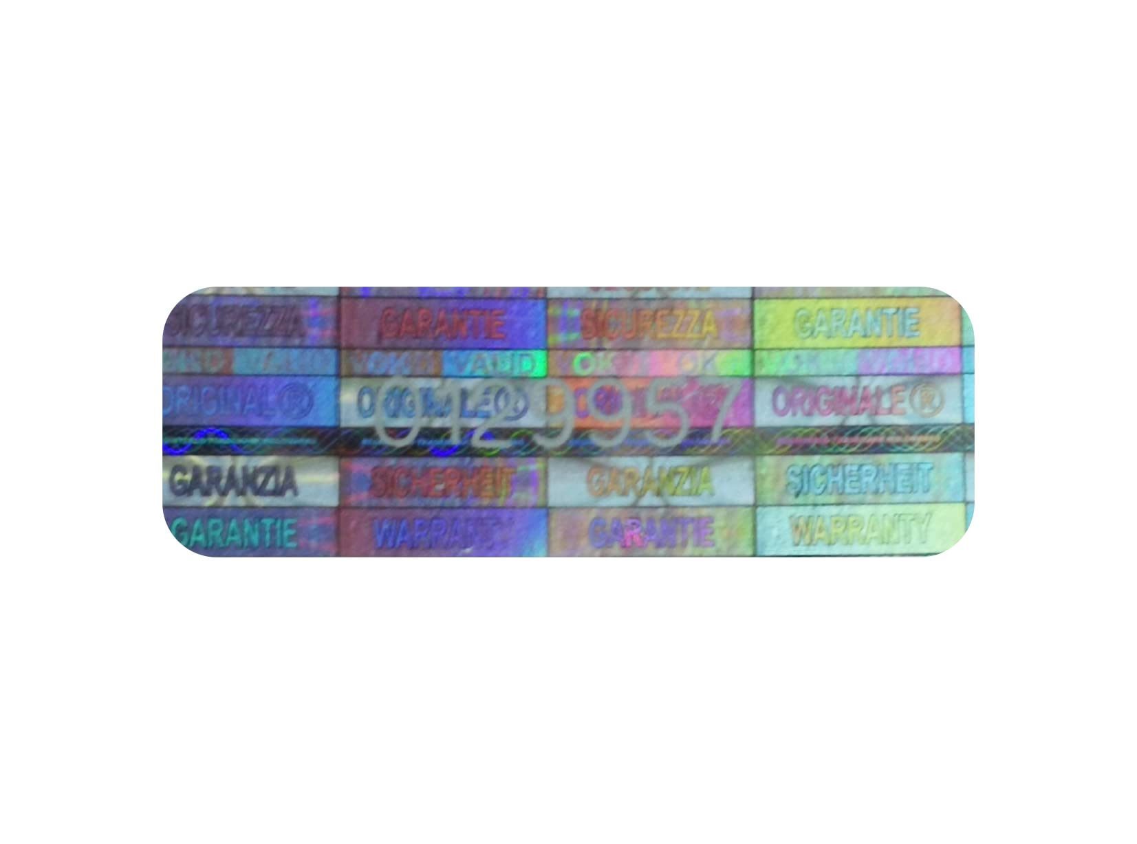 Holomarks1040 pcs High Security Warranty Seals 1.18 x 0.39 inch, Security Hologram Stickers, Void Tamper evident Holographic Labels
