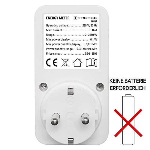 Energiemessgerät Trotec BX09 Stromzähler für Steckdose