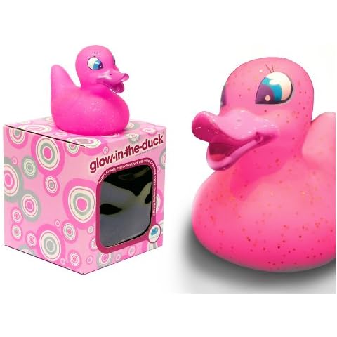 Pink Glow-in-the-Duck / Rubber Duck / Light Up Colour Changing LED Cover