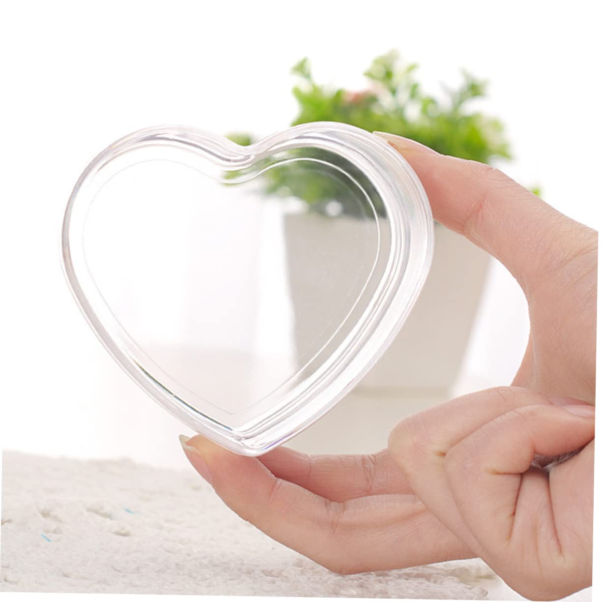 Tofficu 3 Set Scatole Di Cioccolatini Da Matrimonio Scatolino Portaconfetti Scatole Trasparenti X Bomboniere Porta Anelli A Cuore Di Caramelle Per Feste 5 Pezzi * 3