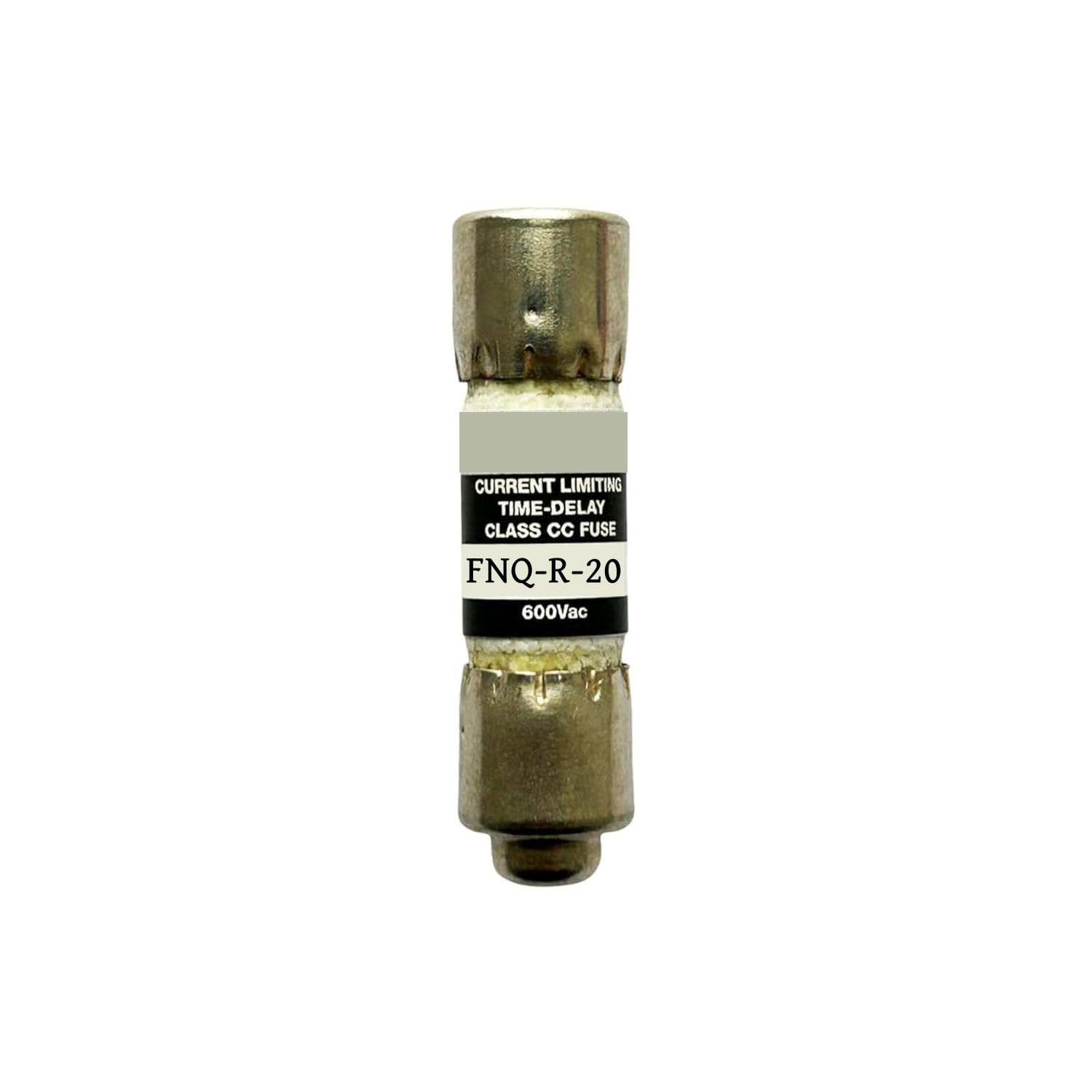 10-Pack New FNQ-R-20 FNQ-R-20A FNQ-R 20A 600Vac Time Delay Fuse,FNQ-R-20A Class CC Current Limiting Fuse