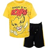 Disney Lion King Simba Little Boys T-Shirt and MeshShorts Outfit Set 6