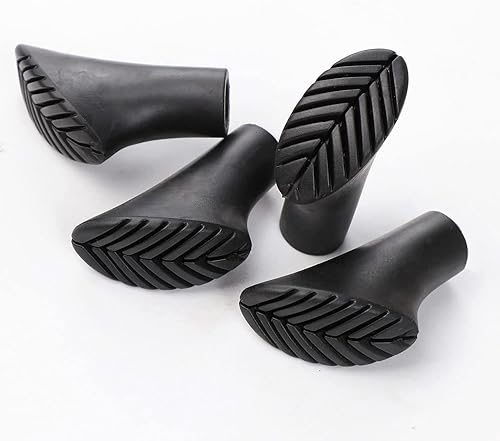Miniatura 2 de 12 Pieces Walking Stick Tips Rubber Trekking Pole Tips Replacement- Rubber Feet for Hiking Poles