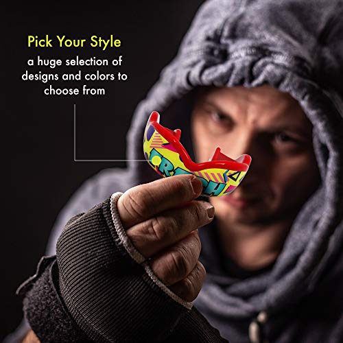 DAMAGE CONTROL High Impact Mouth Guard, Mouthguards for Sports, Boxing, Roller Derby, Hockey, Lacrosse Mouth Guard, Mouth Guards with Ultra Fit and Protection Against Shock (Fresh, Youth) - Thumbnail 4