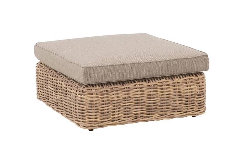 Pouf de Jardin en résine tressée