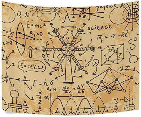 Amazon Co Jp Gorira ゴリラ タペストリー インテリア 壁掛け 和風 おしゃれ 絵画 数学記号 数式計算式 絵柄 パーティー 部屋 窓 トップ飾り 個性 家庭飾り 多機能 装飾用品 約丈229ｘ152cm ホーム キッチン