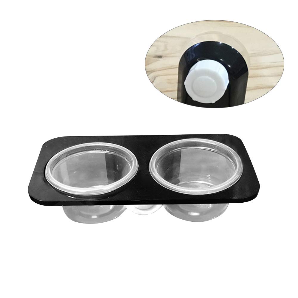 2x Reptilien Futternäpfe Mit Saugnapf - Fluchtsicher & Transparent