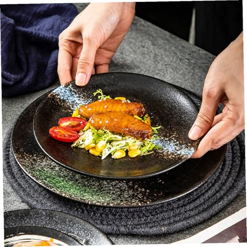 Plato de cerámica estilo japonés de 8 pulgadas miniatura 7