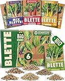 ZenGreens® - Kit de graines de blette bio - 6 variétés pour une culture facile dans le ...